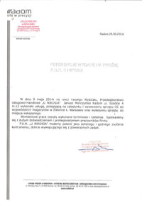 transport radom referencje